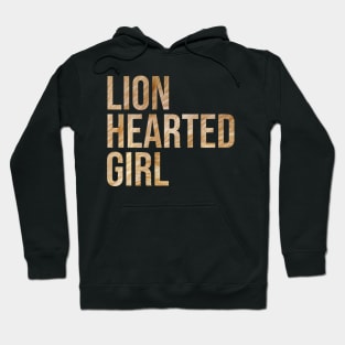 Lion Hearted Girl Hoodie